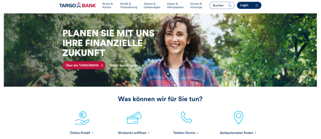 Was können wir für Sie tun? Targobank