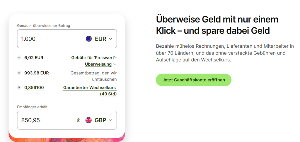 Rechnungen mit Wise Geschäftskonto bezahlen